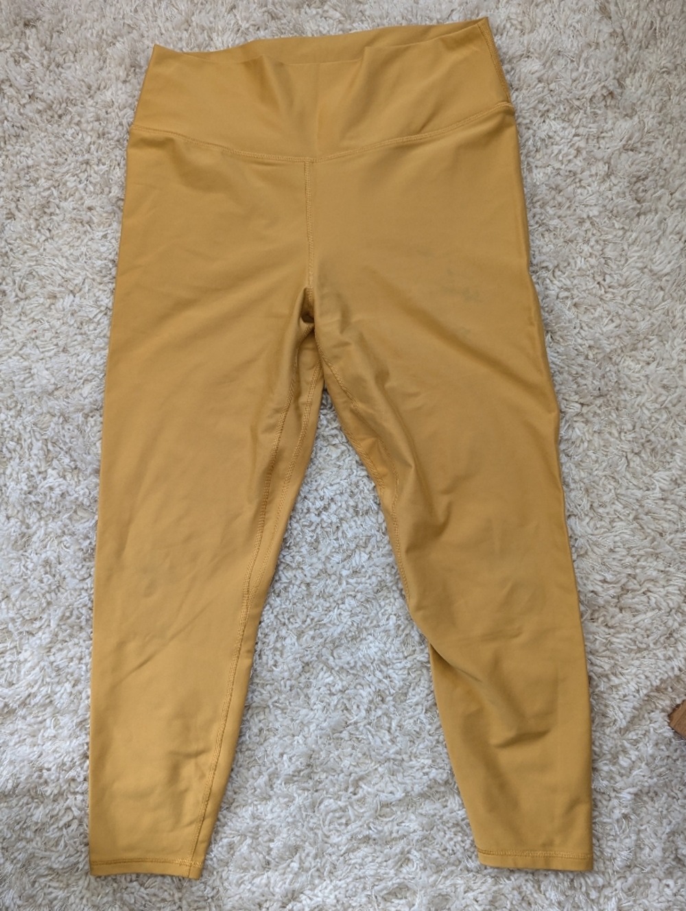 High-Rise Mustard Leggings - Women's Activewear
